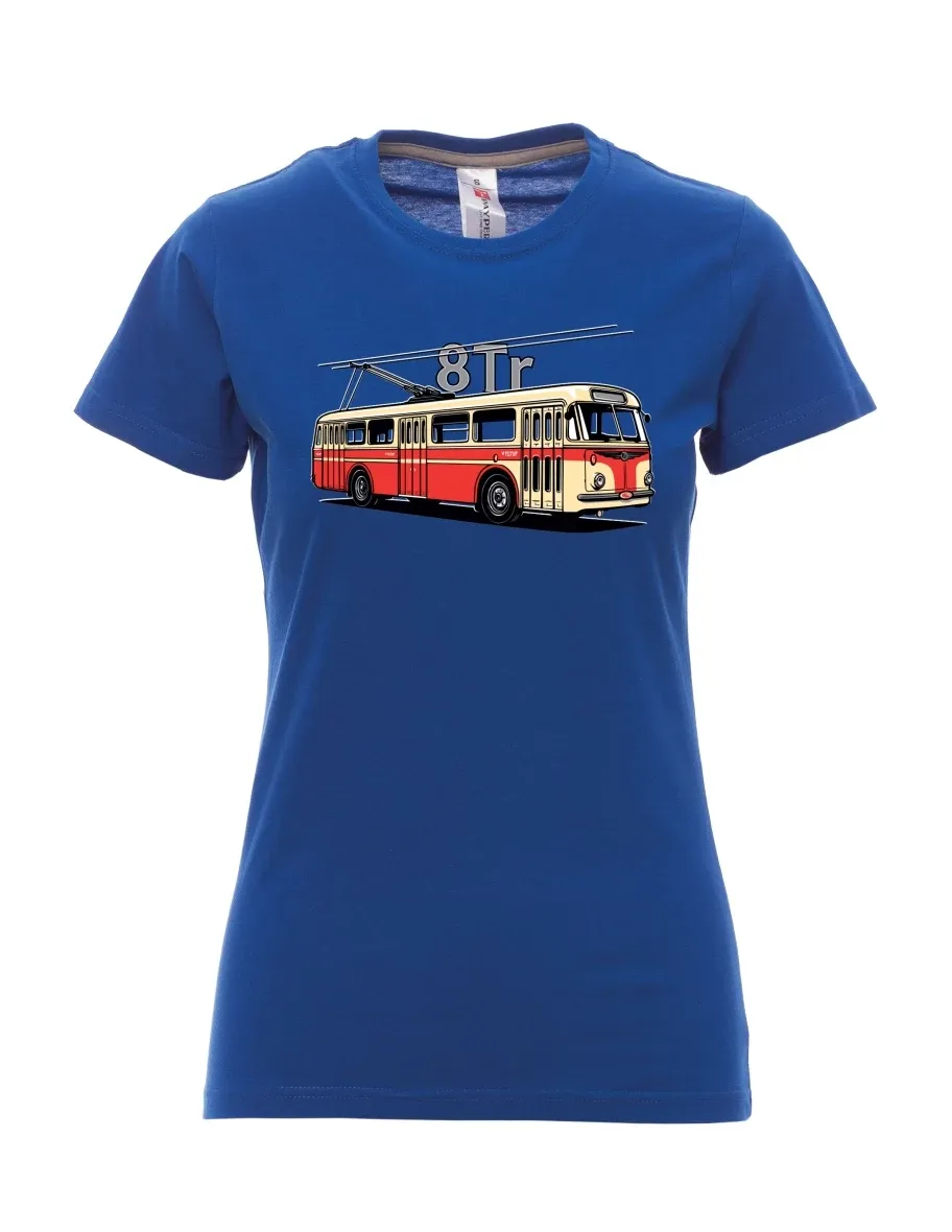 Maglia da donna blu reale Filobus 8Tr