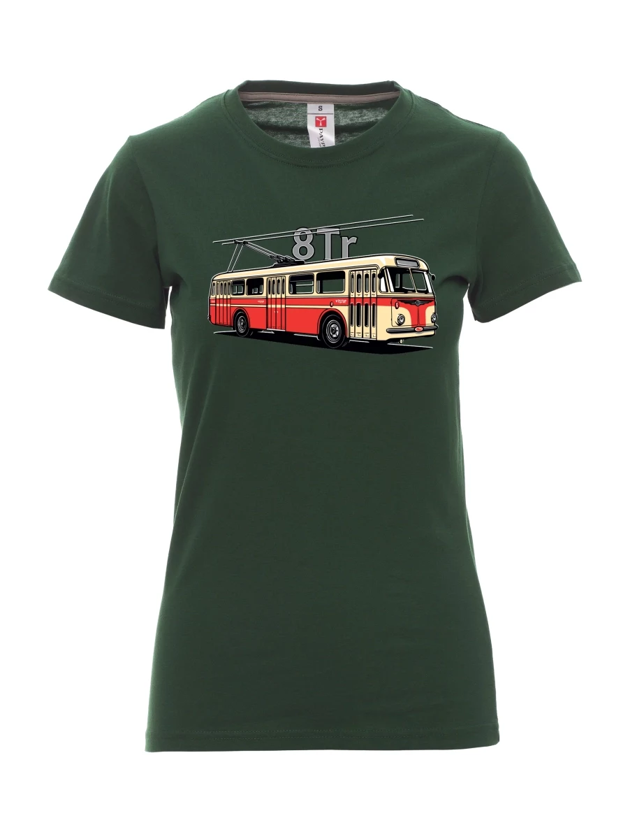 Maglia da donna verde scuro Filobus 8Tr
