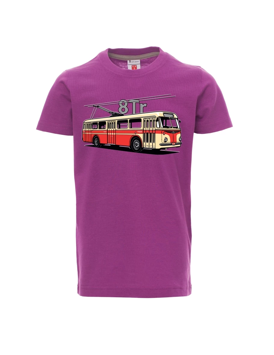 Maglia da bambino viola Filobus 8Tr