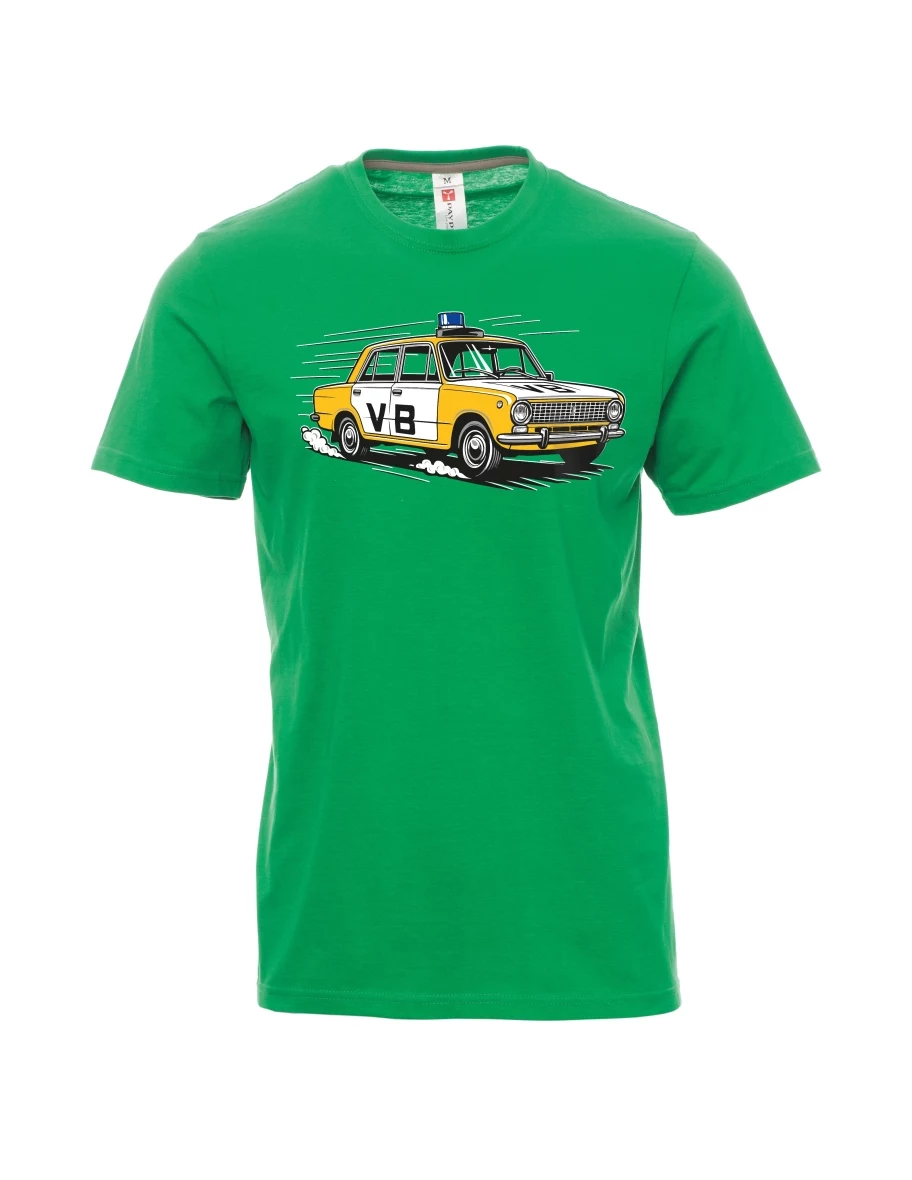 Maglia da uomo verde Automobile VAZ 2101 VB