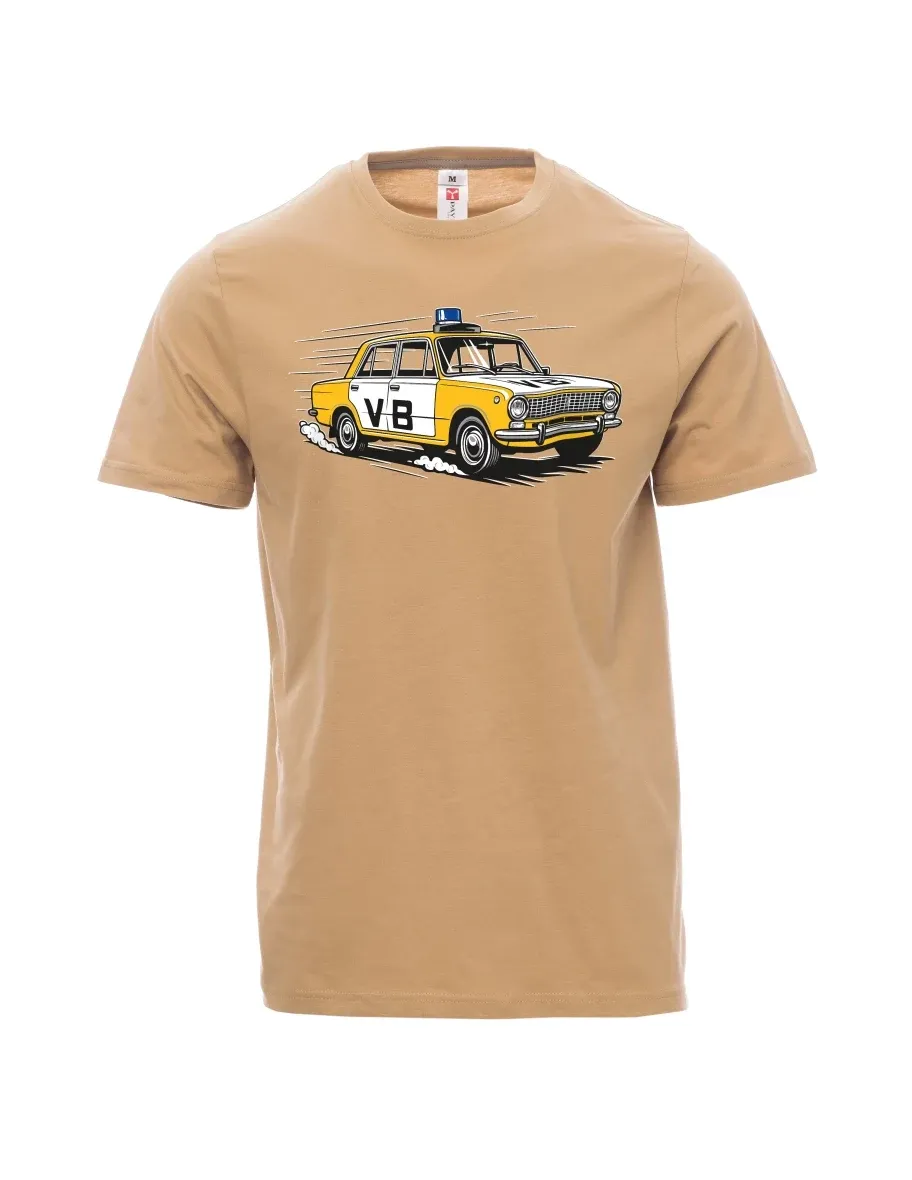 Maglia da uomo marrone Automobile VAZ 2101 VB