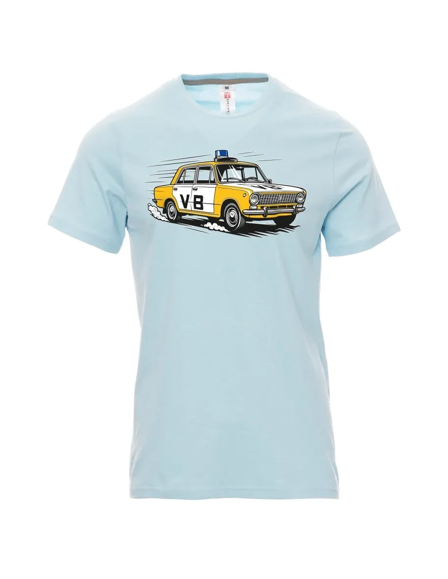 Maglia da uomo blu pallido Automobile VAZ 2101 VB