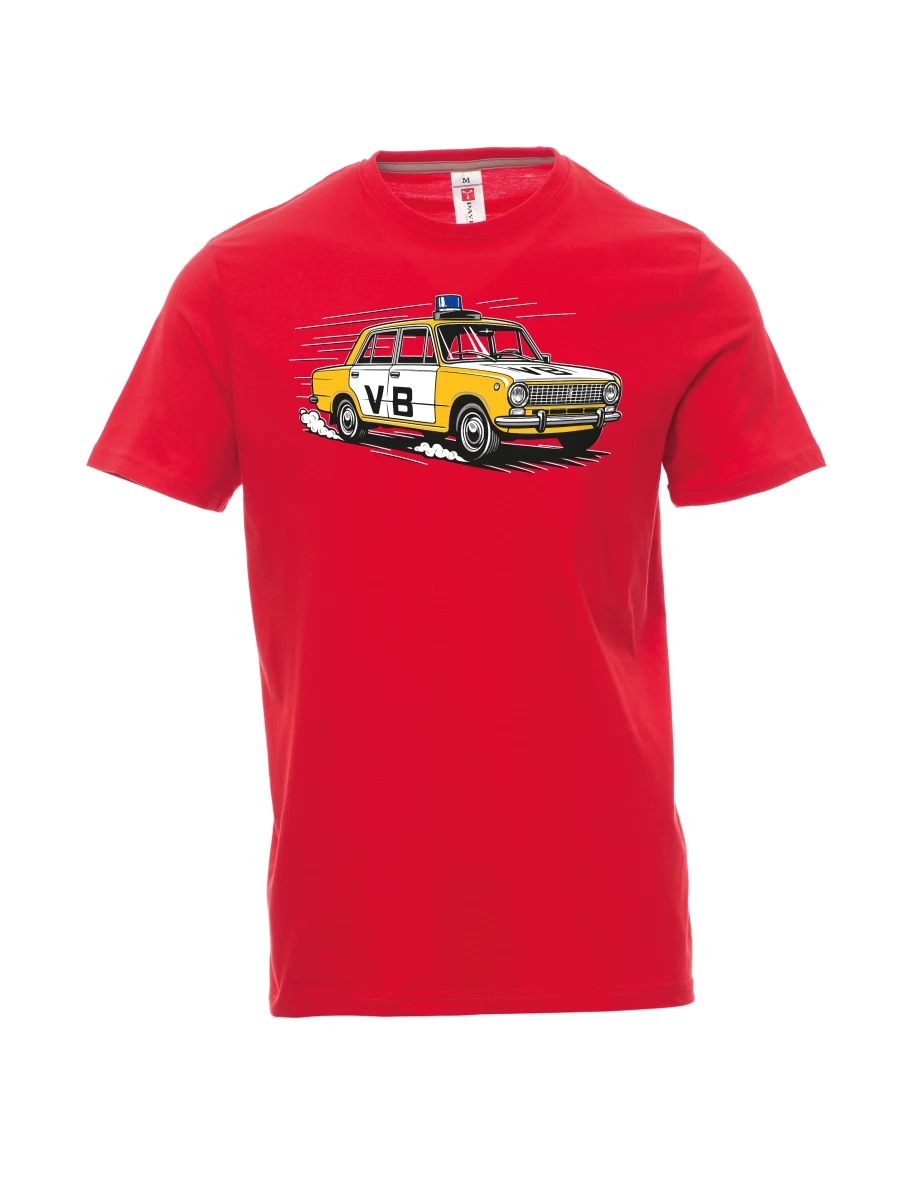Maglia da uomo rossa Automobile VAZ 2101 VB