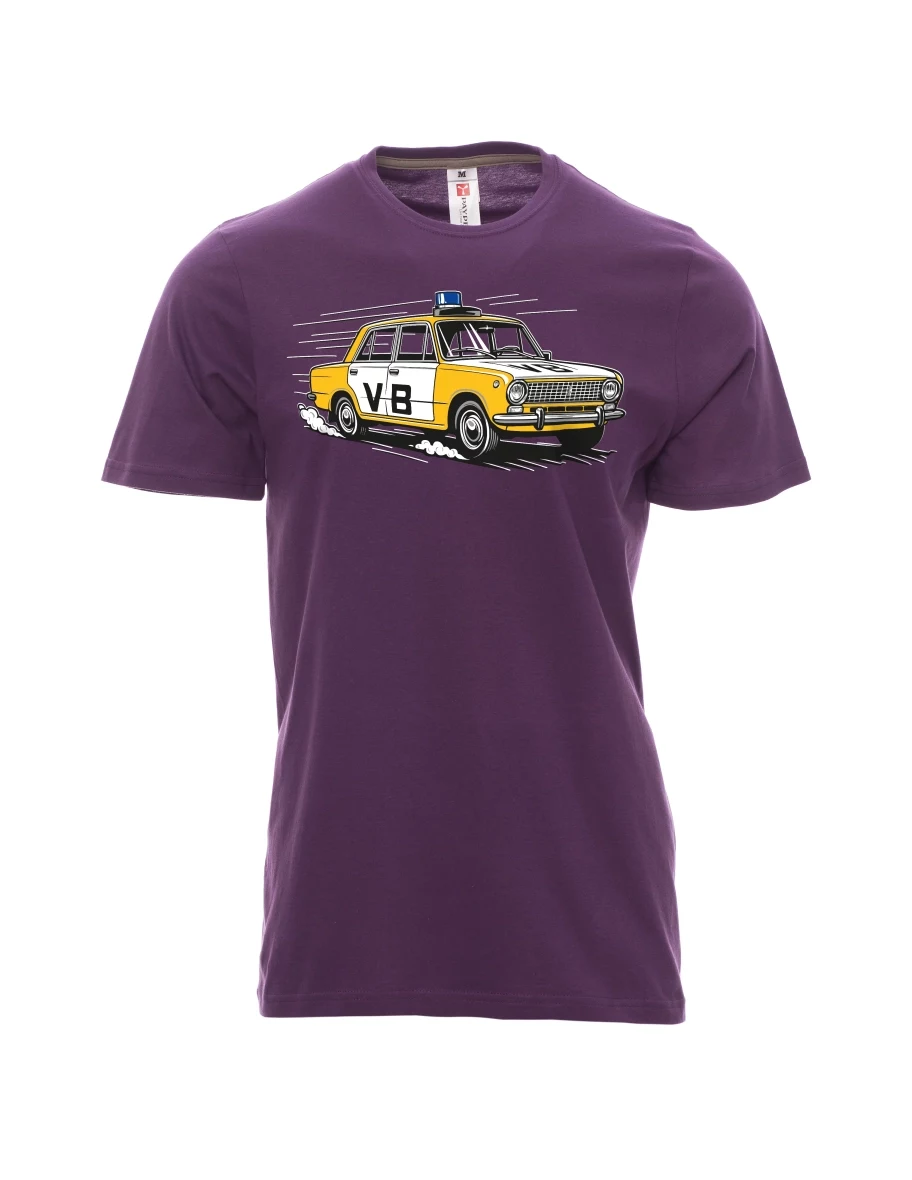 Maglia da uomo viola Automobile VAZ 2101 VB