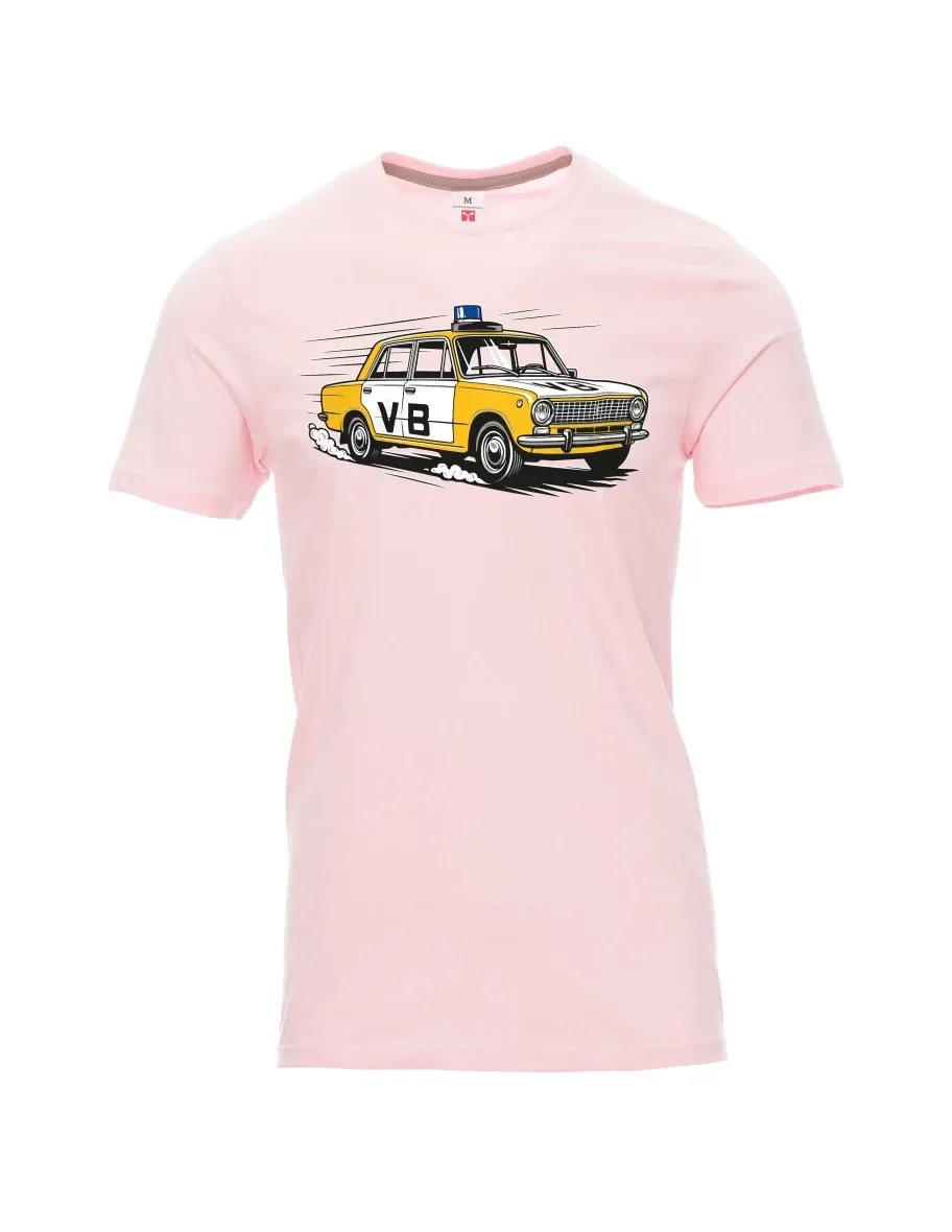 Maglia da uomo rosa chiaro Automobile VAZ 2101 VB