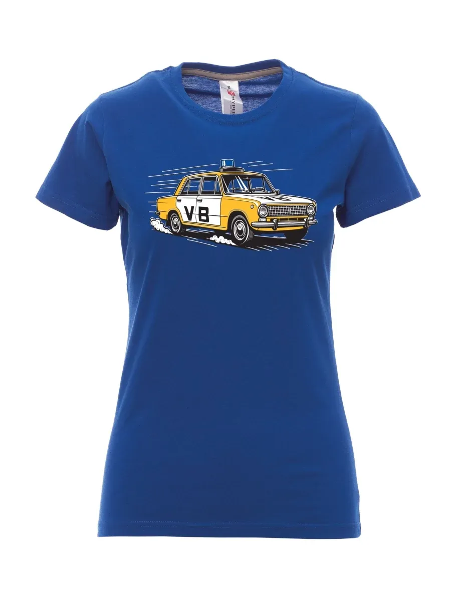 Maglia da donna blu reale Automobile VAZ 2101 VB