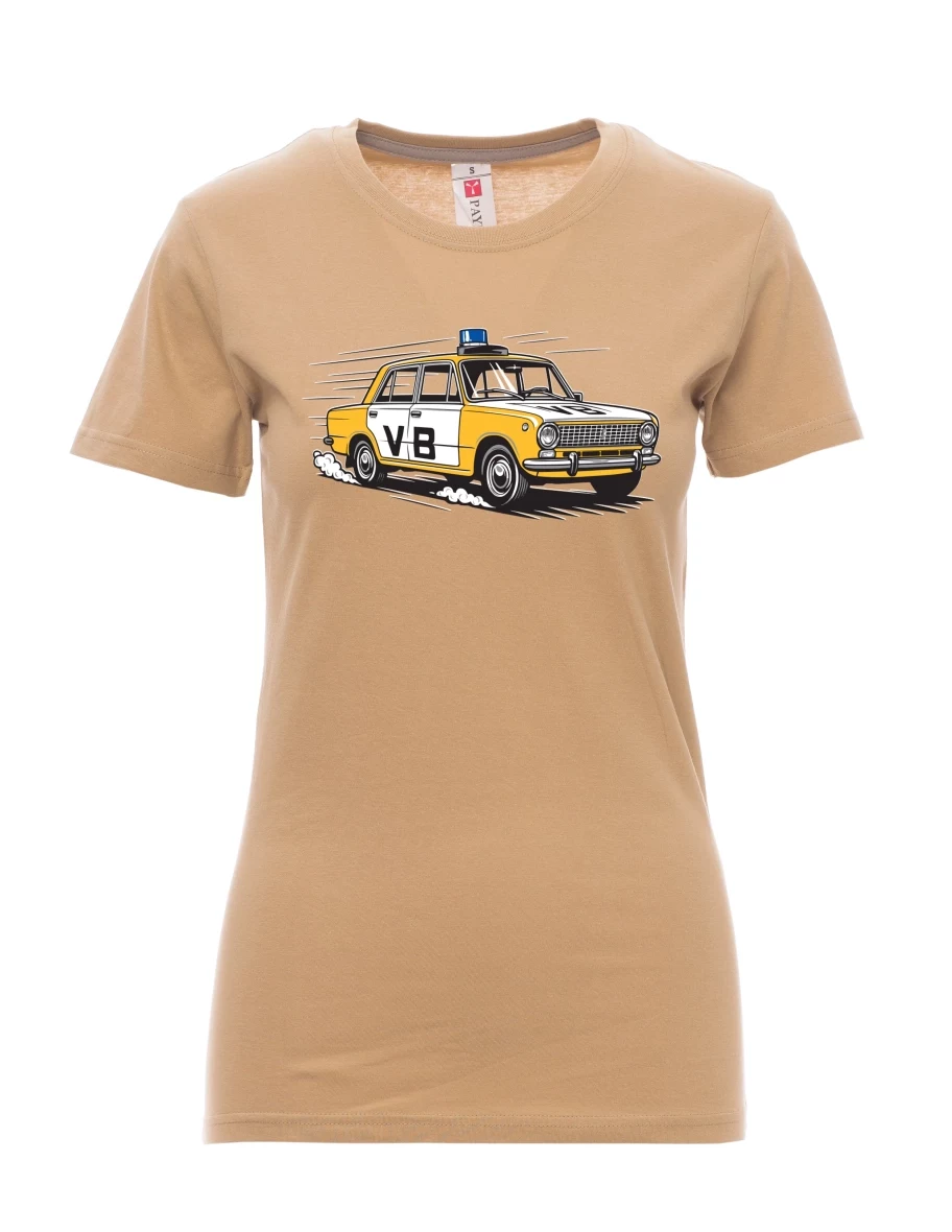 Maglia da donna marrone Automobile VAZ 2101 VB