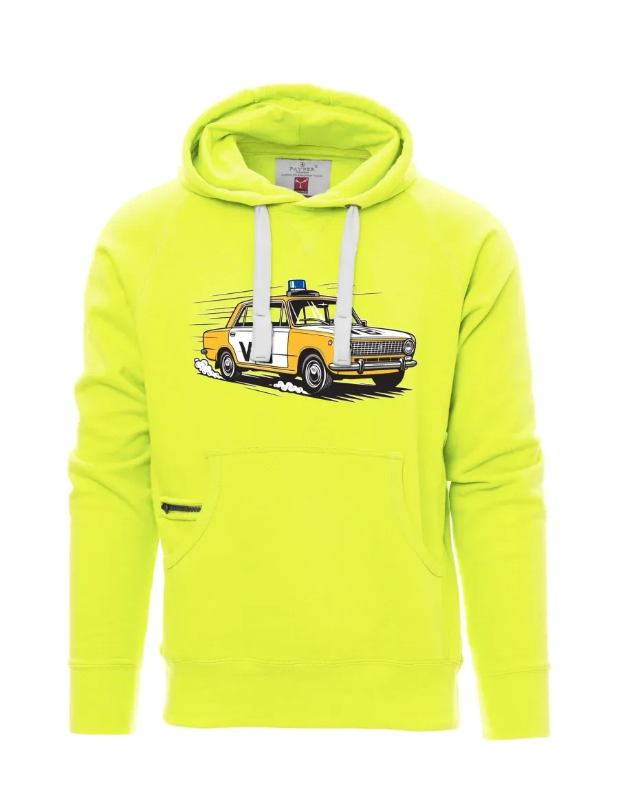 Felpa da uomo fluorescente Automobile VAZ 2101 VB