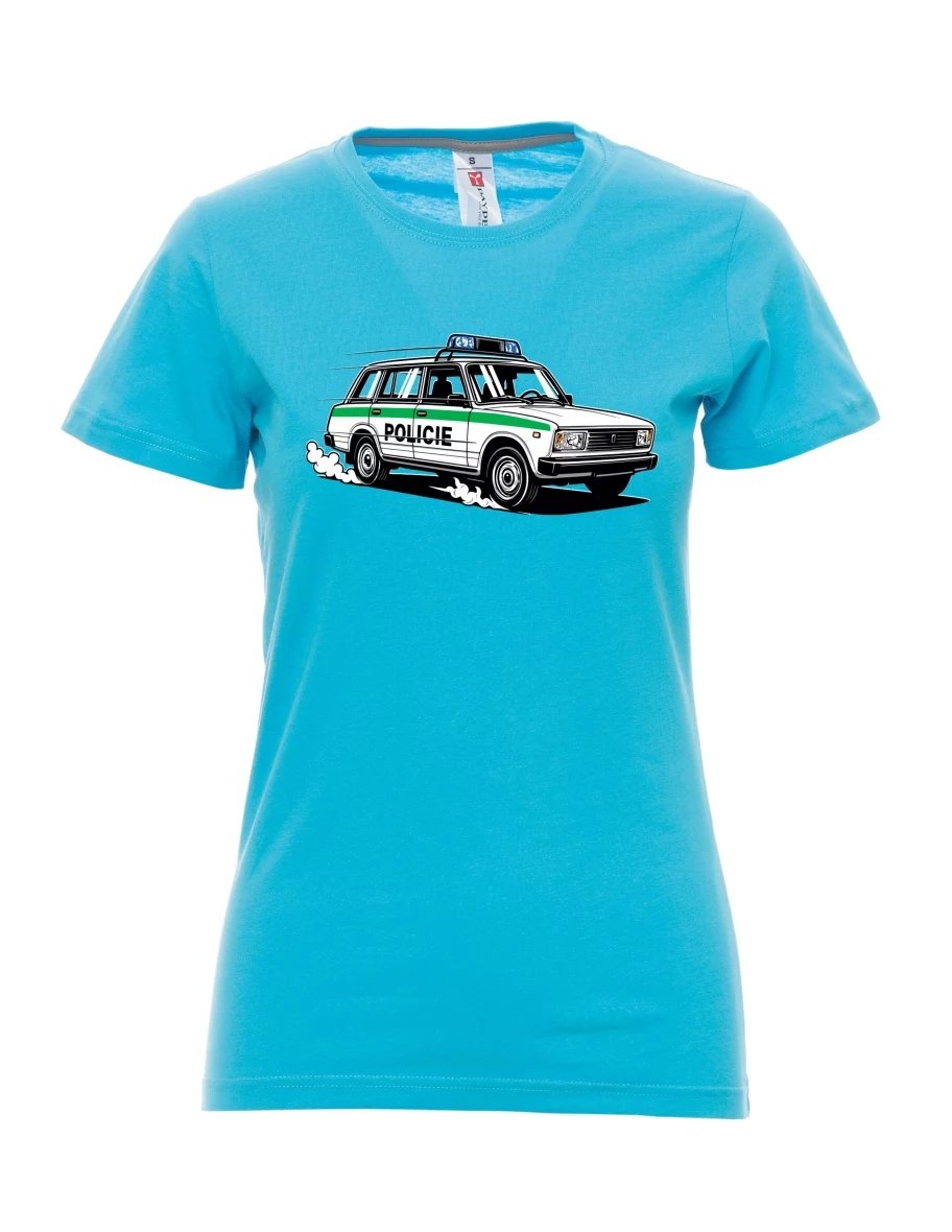 Maglia da donna colore attolo Automobile VAZ 2104 POLIZIA