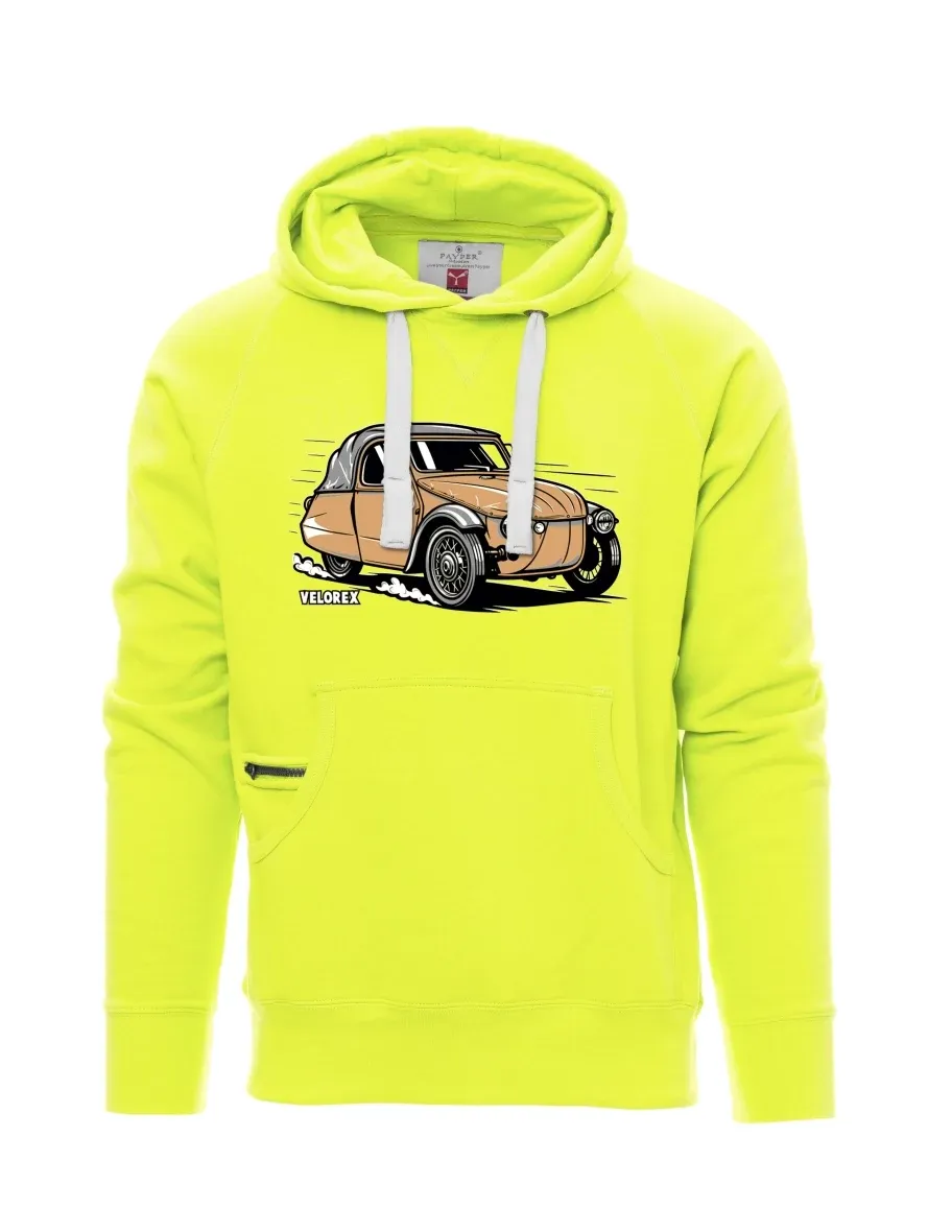 Felpa da uomo fluorescente Automobile Velorex