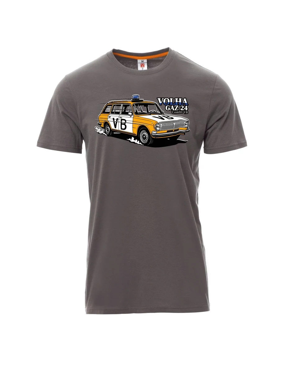Maglia da uomo grigia Automobile Volga GAZ 24 VB