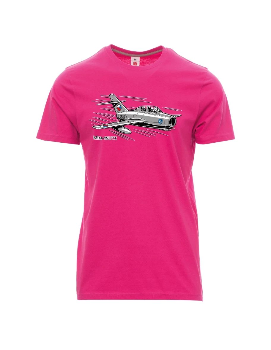Maglia da uomo rosa Aereo MiG-15UTI