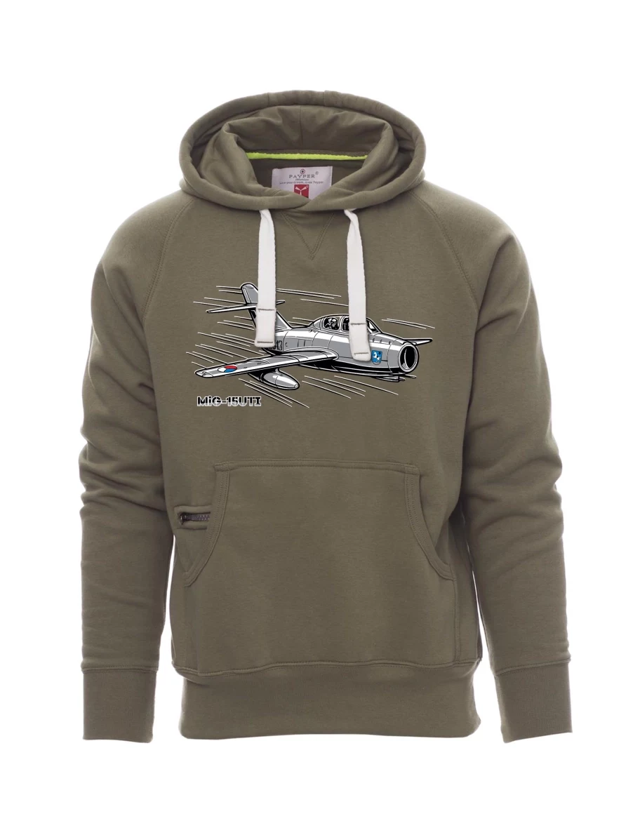 Felpa da uomo cachi Aereo MiG-15UTI