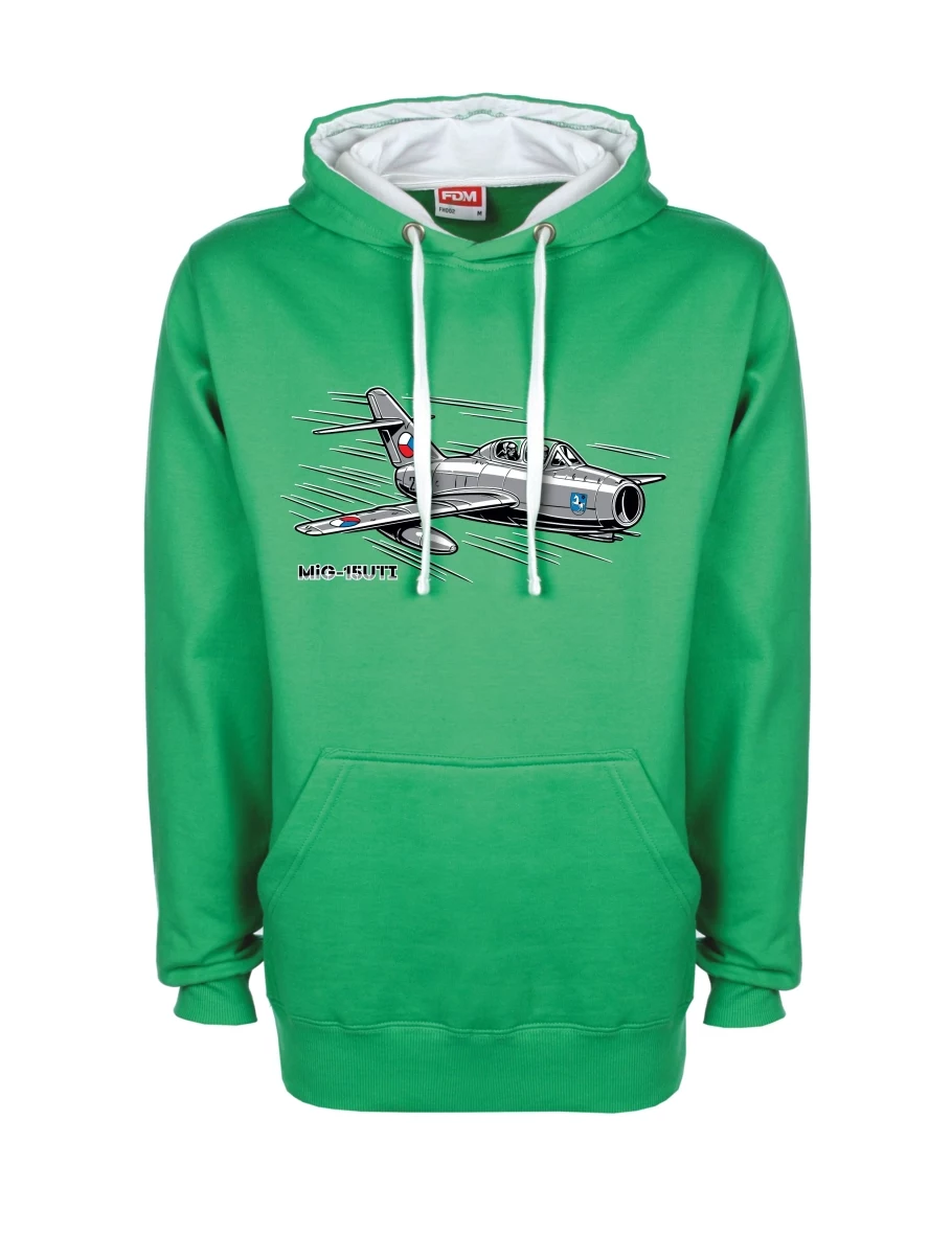 Felpa bianco-verde Aereo MiG-15UTI