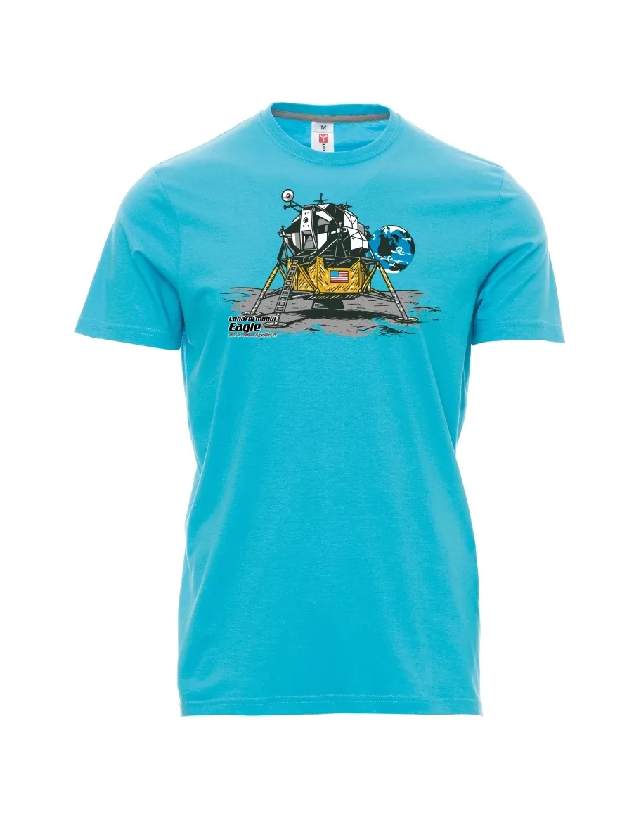 Maglia da uomo colore atollo Modulo lunare Eagle
