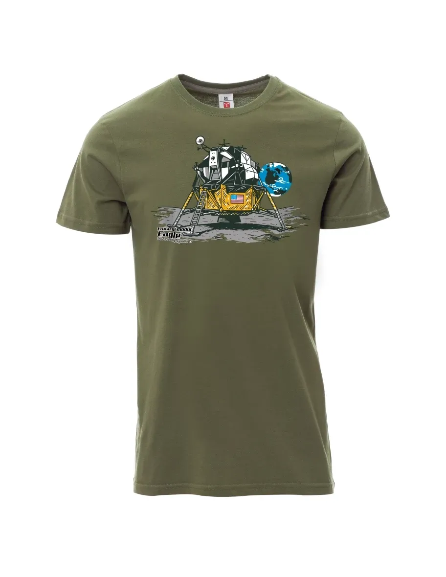 Maglia da uomo cachi Modulo lunare Eagle