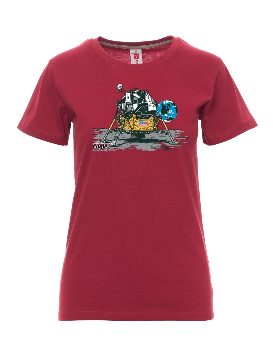 Maglia da donna colore bordeaux Modulo lunare Eagle
