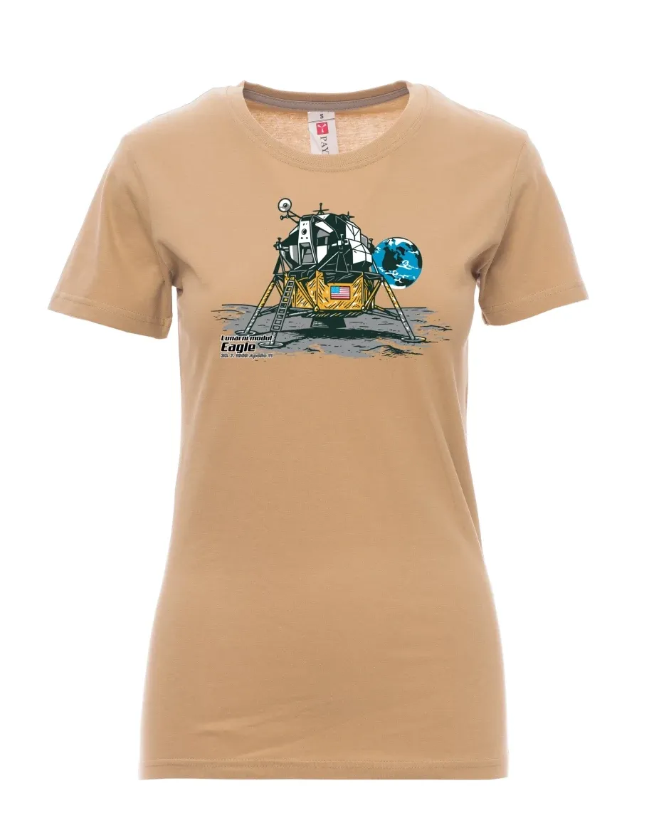 Maglia da donna marrone Modulo lunare Eagle