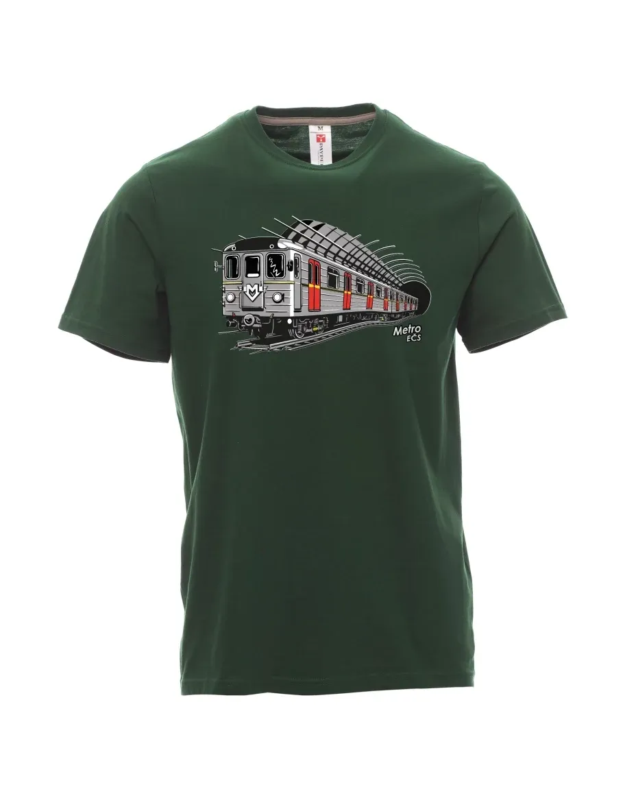 Maglia da uomo verde scuro Metropolitana EČS