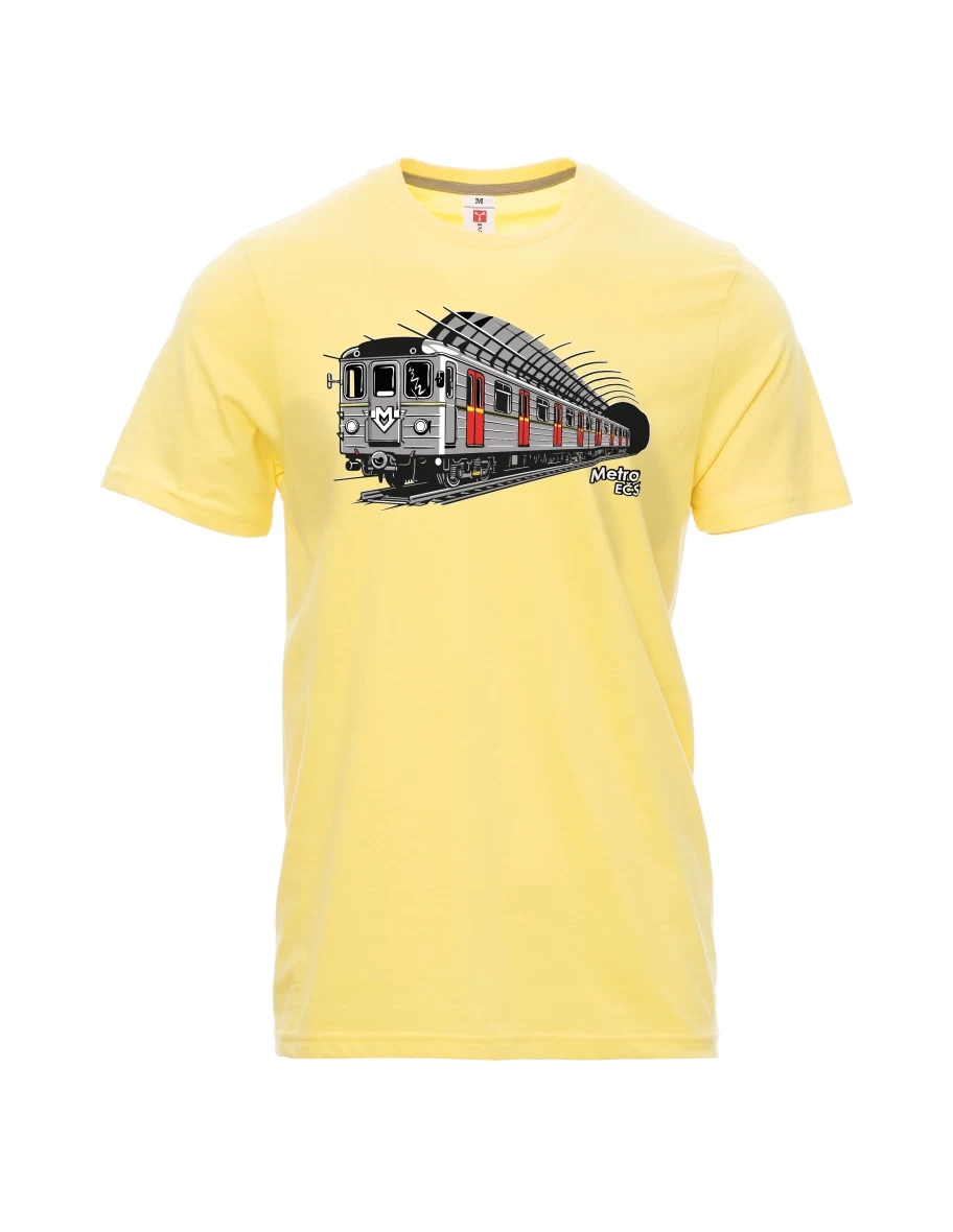 Maglia da uomo giallo chiaro Metropolitana EČS