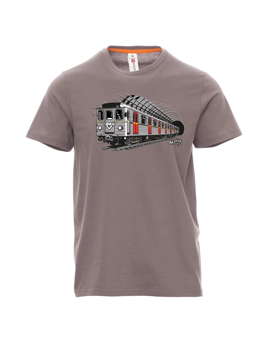 Maglia da uomo grigio acciaio Metropolitana EČS