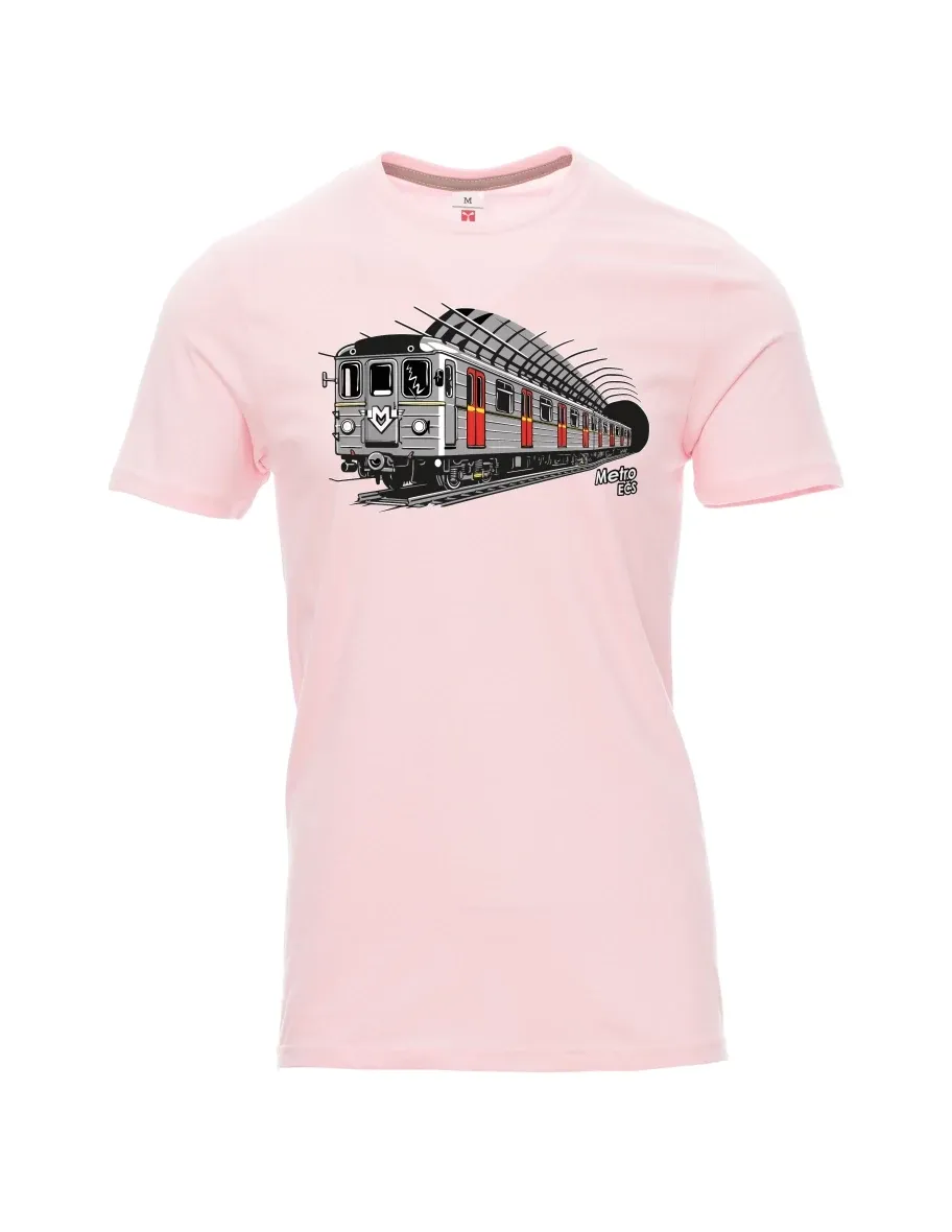 Maglia da uomo rosa chiaro Metropolitana EČS