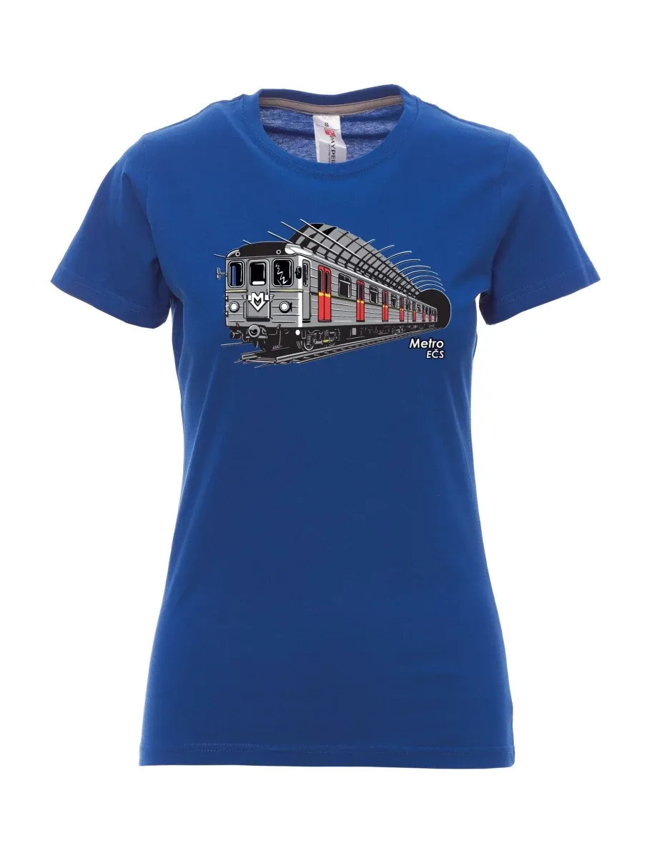 Maglia da donna blu reale Metropolitana EČS