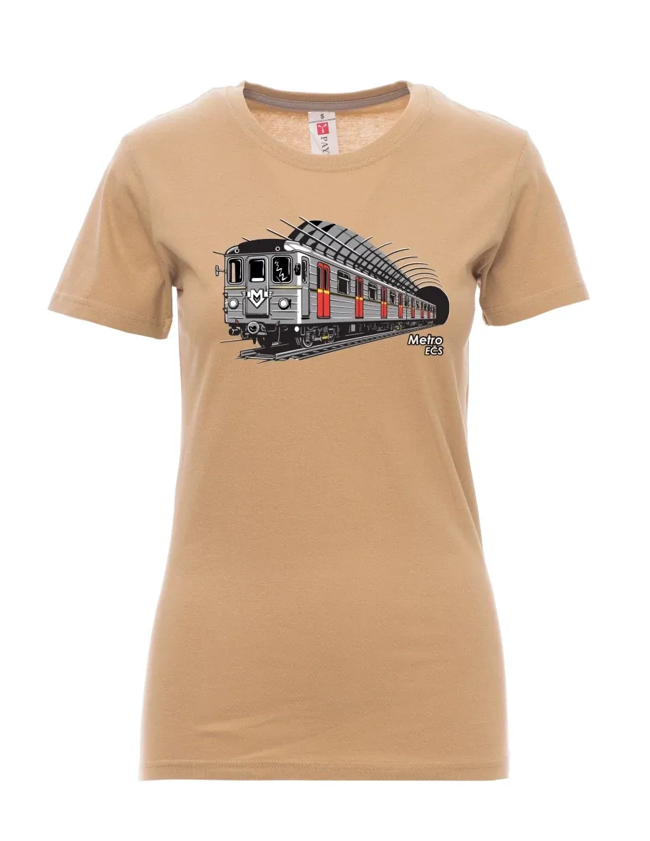 Maglia da donna marrone Metropolitana EČS