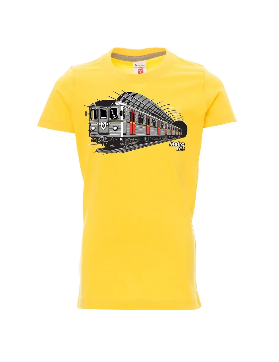Maglia da bambino gialla Metropolitana EČS