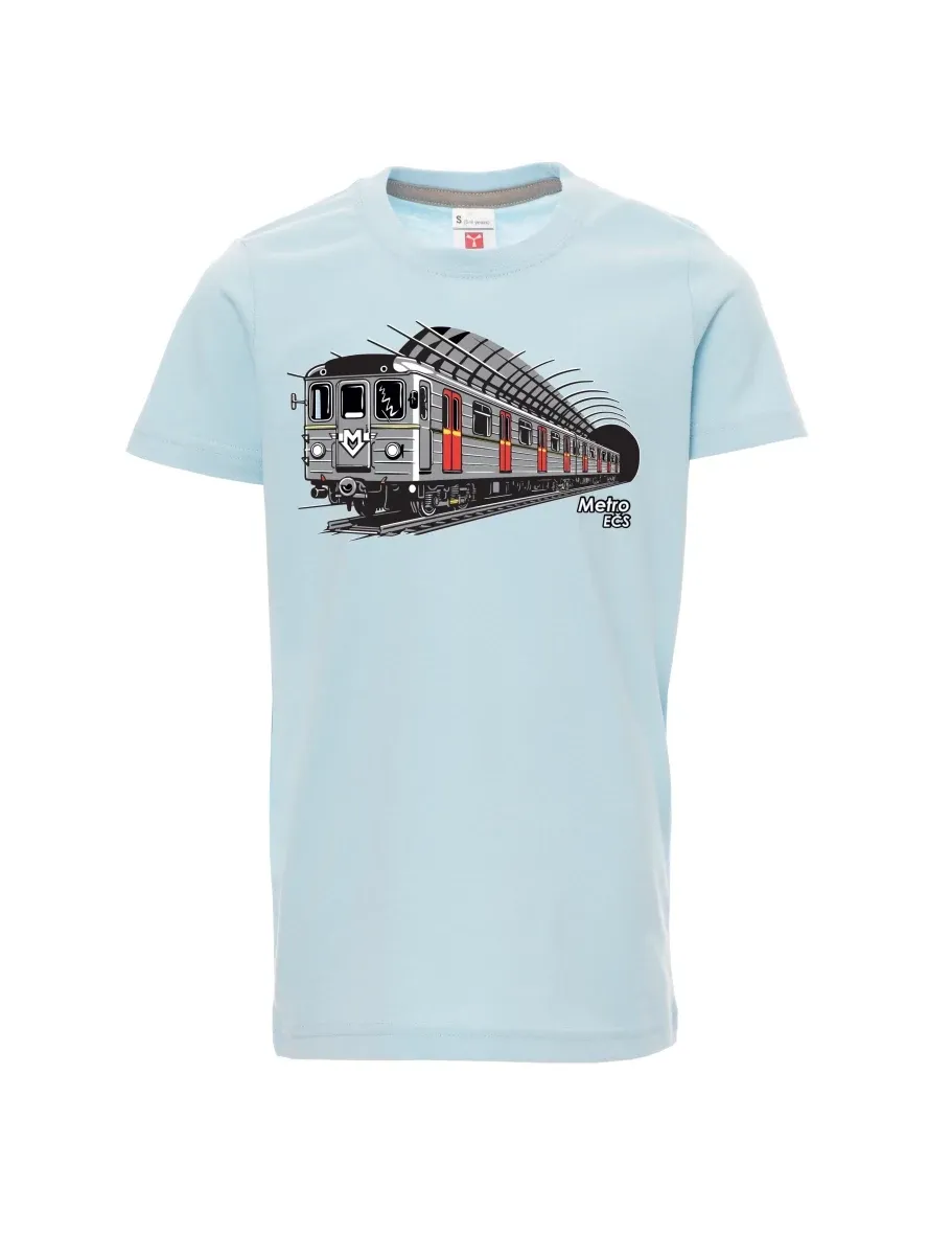 Maglia da bambino blu pallido Metropolitana EČS