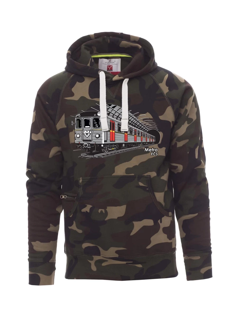 Felpa da uomo camuffare Metropolitana EČS