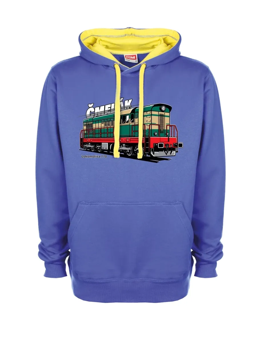 Felpa giallo-blu Locomotiva 770 “Čmelák”