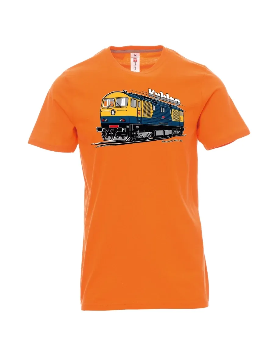 Maglia da uomo arancione Automotrice 759 “Kyklop”