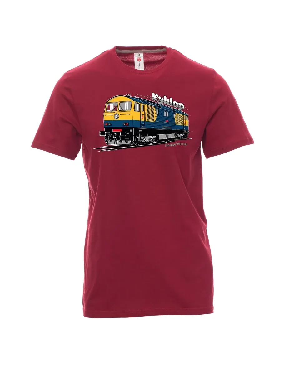 Maglia da uomo rosso scuro Automotrice 759 “Kyklop”