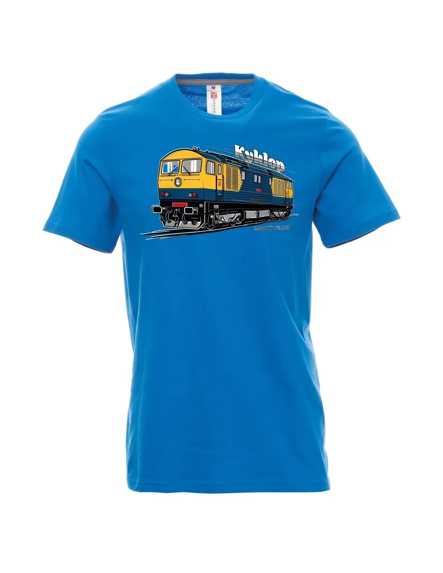 Maglia da uomo blu chiaro Automotrice 759 “Kyklop”