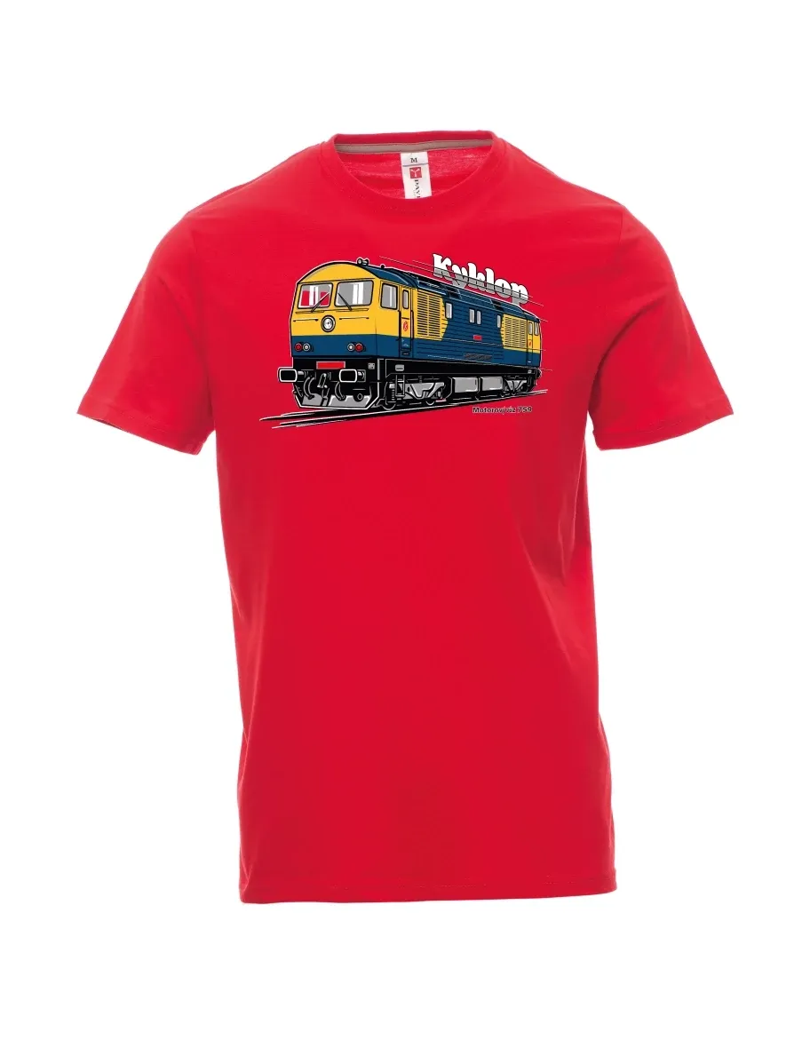 Maglia da uomo rossa Automotrice 759 “Kyklop”
