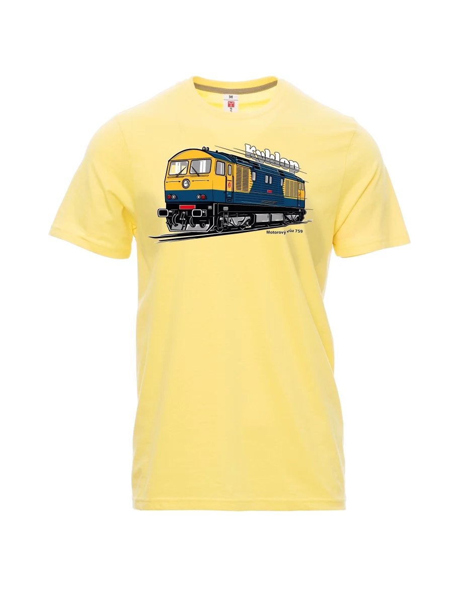Maglia da uomo giallo chiaro Automotrice 759 “Kyklop”