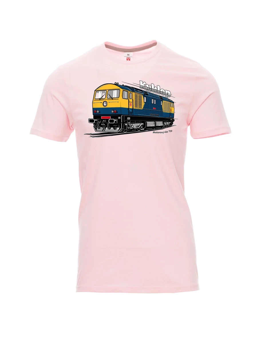 Maglia da uomo rosa chiaro Automotrice 759 “Kyklop”