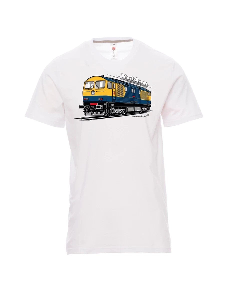 Maglia da uomo bianca Automotrice 759 “Kyklop”