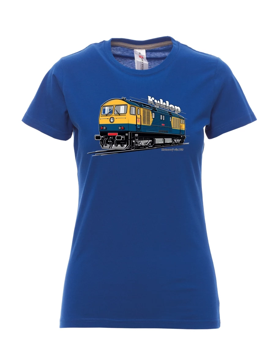 Maglia da donna blu reale Automotrice 759 “Kyklop”