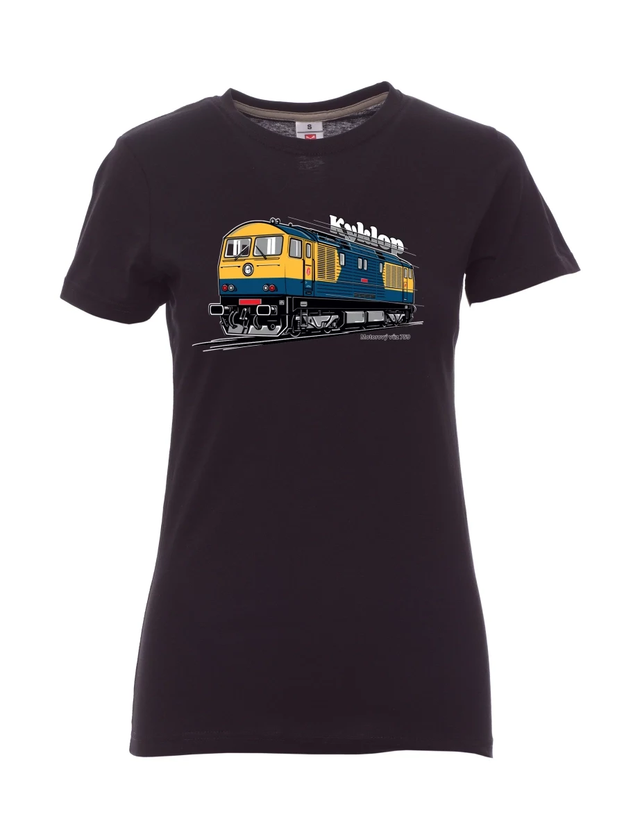 Maglia da donna nera Automotrice 759 “Kyklop”