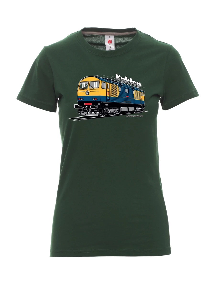 Maglia da donna verde scuro Automotrice 759 “Kyklop”