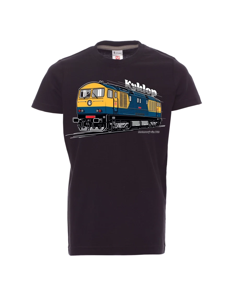 Maglia da bambino nera Automotrice 759 “Kyklop”