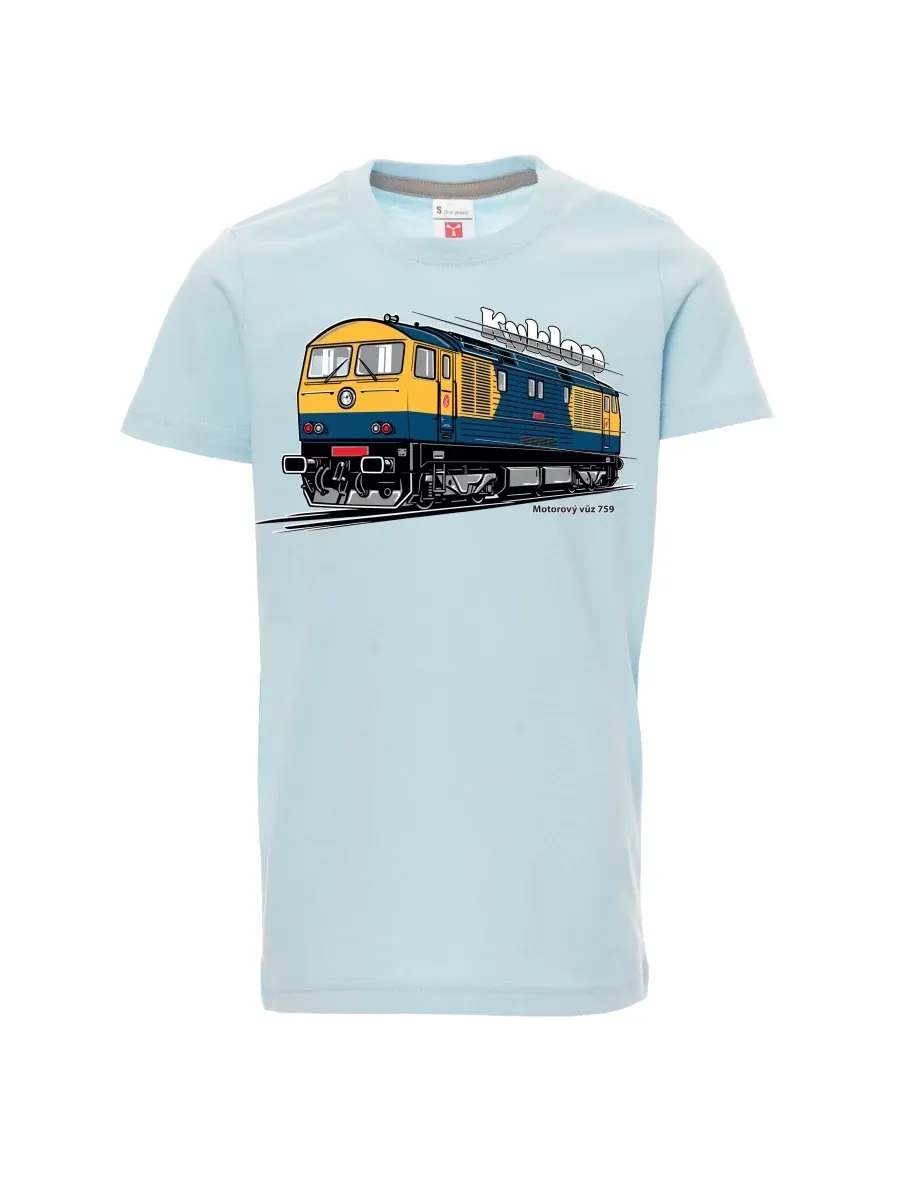 Maglia da bambino blu pallido Automotrice 759 “Kyklop”