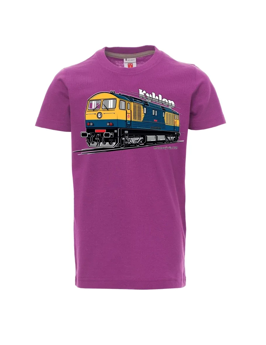 Maglia da bambino viola Automotrice 759 “Kyklop”