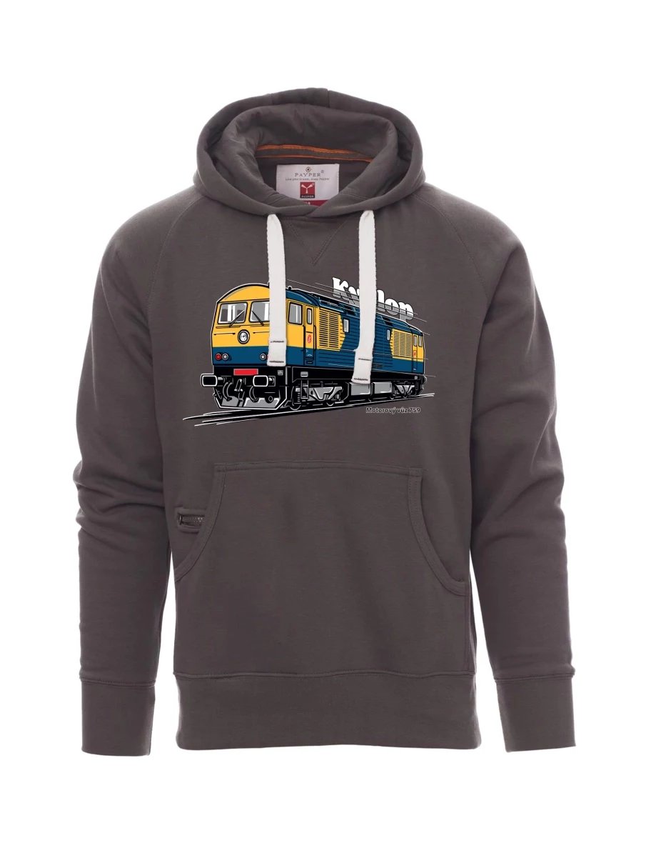 Felpa da uomo grigia Automotrice 759 “Kyklop”