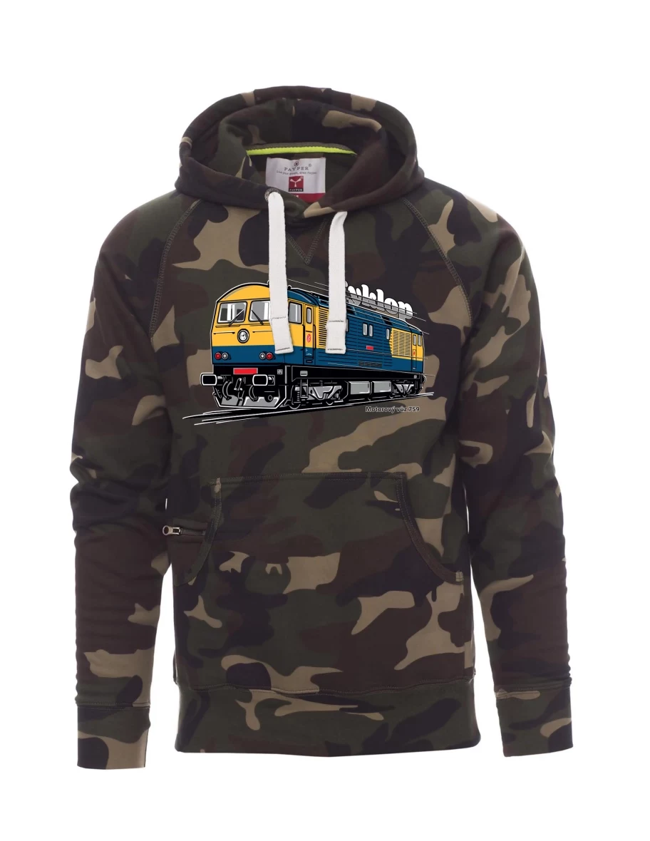 Felpa da uomo camuffare Automotrice 759 “Kyklop”