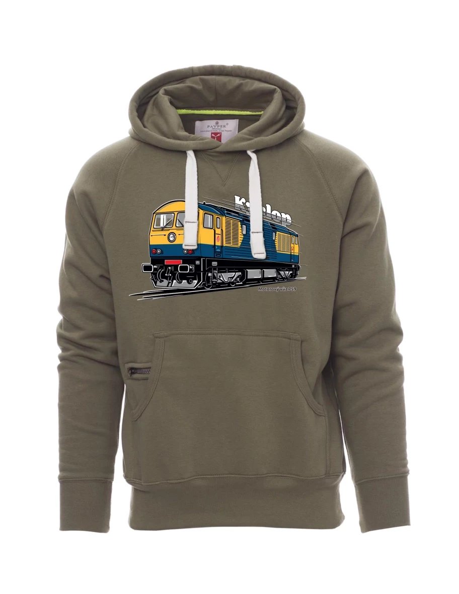 Felpa da uomo cachi Automotrice 759 “Kyklop”