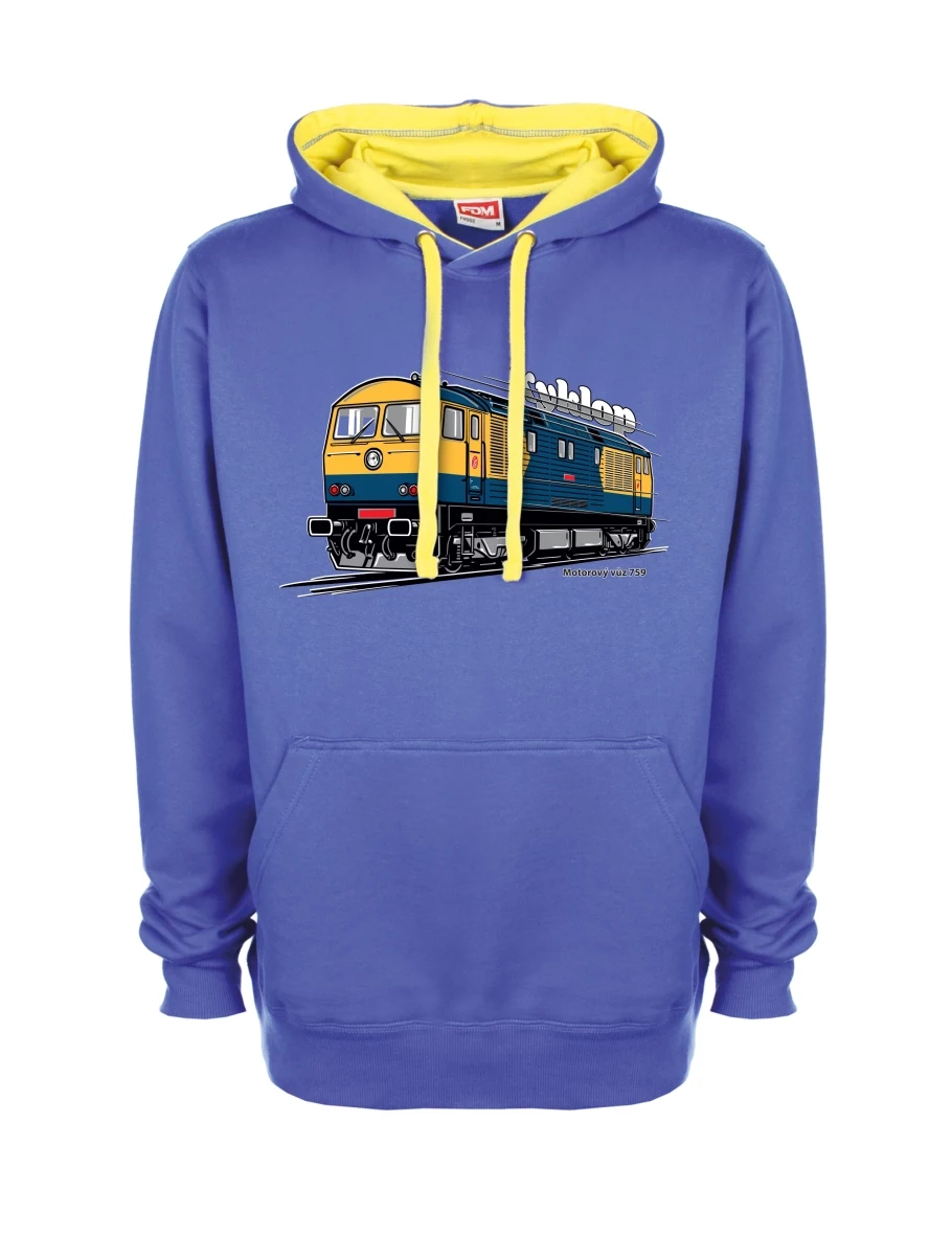 Felpa giallo-blu Automotrice 759 “Kyklop”
