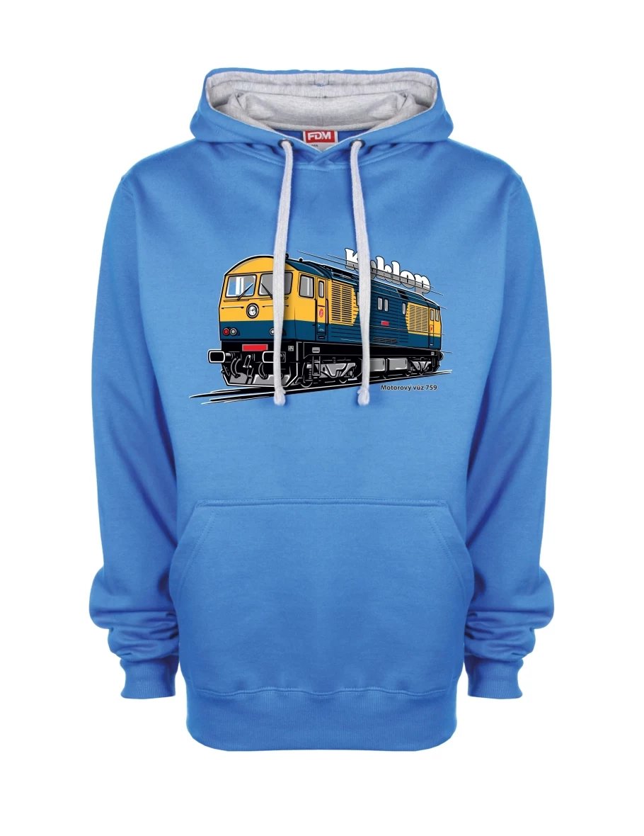 Felpa grigio-blu Automotrice 759 “Kyklop”
